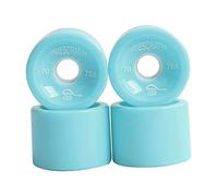 Aymzbd 4 Piezas Ruedas Skateboard Rodillos Longboard Ruedas PU Soporte de Reparación Resistente Al Desgaste Adecuado para Patineta Infantil Mini Cruiser Long, Luz Azul