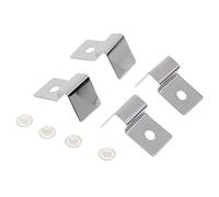Aymzbd 4 Piezas Soporte para Cubierta de Acuario Clips de Vidrio Acuario Clip Soporte de Bracket Cubierta Material Resistente Función Prevención de, 8 mm