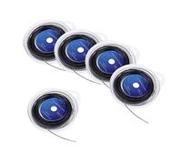 Aymzbd 5 Piezas Fishing Steel Wire Leader Línea de Líder Resistente a Mordeduras con Recubrimiento Y Siete Adecuada para Pesca Deportiva Pesca en Embar, 120 Libras