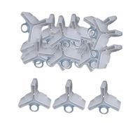 Aymzbd 50 Piezas Protector de Anzuelos para Pesca Cubierta de para Anzuelo Triple Funda Clip de Anzuelo Polietileno Resistente Adecuado para Jornadas, 1.6 cm x 1.7 cm x 0.45 cm