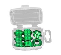 Aymzbd 8 Espaciadores de Rodamientos para Patines en Línea, Accesorios de Buje, Piezas para Ejes, Verde