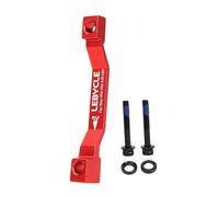 Aymzbd Adaptador de Freno de Disco para Bicicleta de Montaña Soporte Montaje Aleación Aluminio Ligero Y Resistente Convertidor para Rotor Adecuado para Paseo, Rojo