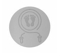Aymzbd Alfombrilla Antideslizante para Ejercicio Fabricada con TPE Compacto Fácil de Limpiar y con Soporte Estable para Múltiples Ejercicios Adecuada para, Gris, 60x60x1cm