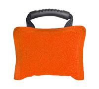 Aymzbd Almohada Mordedor Perro con Mango Firme Pad Entrenamiento Perros Accesorio Educativo Almohadilla de Poliéster Resistente Al Uso Adecuado para, Naranja