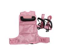 Aymzbd Arnés de Esquí Infantil Arnés Infantil con Asa Ergonómica Y Cinturón Ajustable para Aprender a Esquiar O Hacer Snowboard Adecuado para Esquí Snowboard, Rosa