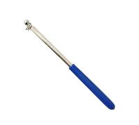 Aymzbd Asta Telescópica Extensible de Acero Guía Bandera con Doble Anillo de Sujeción Adecuada para Profesores Excursiones Escolares Picnics, Azul, tal como se describe