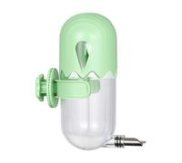 Aymzbd Automático para Aves con Botella Dispensador de Agua para Jaulas Comedero para Pájaros Y de Plástico PP Fácil de Instalar Adecuado P, Verde