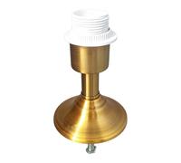 Aymzbd Base para Lámpara de Botella Cerámica Accesorio para Mesa con Portalámparas E27 Fijador Metálico de Hierro Soporte para Bombilla DIY Seguro y Estable, Style C