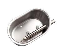 Aymzbd Bebedero Automático para Animales de Granja para Abrevadero de Cerdos Recipiente Resistente de Acero Inoxidable Fuente de Agua Automática, L