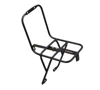Aymzbd Bike Front Rack Estante Delantero de Bicicleta Portaequipaje Porta Bultos Soporte Metálico en Aluminio Adecuado para Compras Escolares Paseos, Freno Tipo V