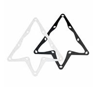Aymzbd Billiards Plantilla Flexible para Billar Lámina Precisa Accesorio de Racking Adecuado para Centros de Entretenimiento Prácticas, 9-Ball R3 6PCS