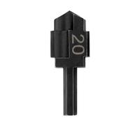 Aymzbd Broca Escalonada PPR Taladro Escalonado Acero Herramienta Conexión Hexagonal Tubería Agua Fácil Uso Apta para Reparación Tuberías Electricist, 50 mm x 19 mm