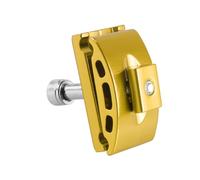Aymzbd Cabeza de de Sillín para Bicicleta Acople para Tubo de Sillín Abrazadera de Sillín Juego de Tornillos Fácil de Instalar Resistente Portátil, Oro