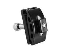 Aymzbd Cabeza de de Sillín para Bicicleta Acople para Tubo de Sillín Abrazadera de Sillín Juego de Tornillos Fácil de Instalar Resistente Portátil, Negro