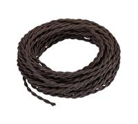 Aymzbd Cable Colgante Vintage para Lámpara Cordón Artesanal de Estilo Retro Cable para Proyectos de Iluminación Material Resistente de Cobre Adecuado para Am, CafÉ