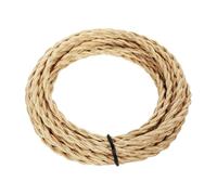 Aymzbd Cable Colgante Vintage para Lámpara Cordón Artesanal de Estilo Retro Cable para Proyectos de Iluminación Material Resistente de Cobre Adecuado para Am, Oro