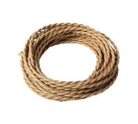 Aymzbd Cable Colgante Vintage para Lámpara Cordón Artesanal de Estilo Retro Cable para Proyectos de Iluminación Material Resistente de Cobre Adecuado para Am, MarrÓn
