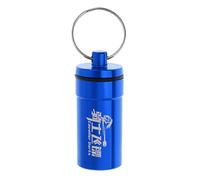 Aymzbd Caja para Accesorios de Dardos Estuche Portátil con Llavero Rosca y Aluminio para Guardar Puntas Suaves Protectores y Arandelas Adecuada para, Azul