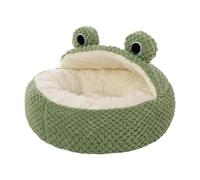 Aymzbd Cama para Gatos Cueva Refugio Nido Tipo con Cojín Acolchado Extraíble Tela de Peluche Fácil de Limpiar Base Antideslizante Adecuada para, S Estilo a