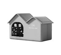 Aymzbd Casa para Gatos Al Aire Libre Refugio Aislante de Invierno para Gatos Cobijo Impermeable Resistente Al Agua Y Viento Cueva Portátil Adecuada para, XL