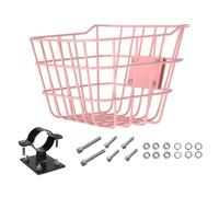 Aymzbd Cesta de Bicicleta para Niños Cesta de Alambre Resistente Multifuncional para Ciclismo