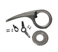 Aymzbd Chain Guard Cubierta de Protección para Cadena de Bicicleta Carcasa Resistente Accesorios Decorativos Y Guardia de Plato de Material PP Fácil de Insta, Gris, Conjunto Completo