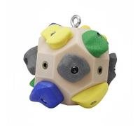 Aymzbd Climbing Grip Bola de Agarre para Escalada Esfera de Entrenamiento Entrenador de Mano Herramienta de Fuerza Textura Antideslizante para Uso Repetido y, Blanco Cremoso