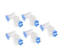 Aymzbd Conjunto de Carretes de Pesca para Atar Moscas, Accesorios Resistentes, Bobinas Vacías para Pescadores, con Tapa 3cmx2.6cm