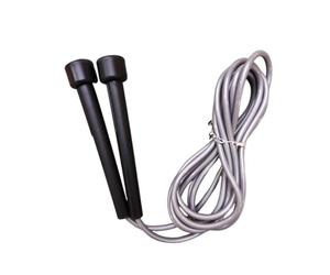 Aymzbd Cuerda para Saltar con Longitud Ajustable Mango Antideslizante Material de PVC Engrosado Herramienta de Entrenamiento Físico Adecuada para Niños y, Gris