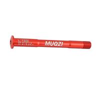 Aymzbd Eje Pasante de Bicicleta Horquilla Delantera Aleación de Aluminio Rápido de Instalar Resistente Y Accesorio Adecuado para Recambio de Bicicle, Rojo 123mm