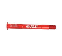 Aymzbd Eje Pasante de Bicicleta Horquilla Delantera Aleación de Aluminio Rápido de Instalar Resistente Y Accesorio Adecuado para Recambio de Bicicle, Rojo 121mm