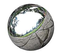 Aymzbd Esfera Decorativa Jardín Bola Acero Inoxidable Esfera Espejo Ornamento Exterior Metálico Superficie Brillante Adecuada para Decoración de Hogar Centro, plata1