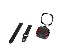 Aymzbd Espejo Retrovisor de Bicicleta 360° para Ciclismo Accesorio de Muñeca con Banda Ajustable de Silicona Indicador LED Sensible Diseño Portátil de