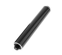 Aymzbd Extensión de Taco de Billar Universal Mango de Carbono Conector de Aluminio Y Cubierta Trasera Rod Liviano para Jugadas Difíciles Adecuada para Salas, Longitud 20cm