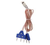 Aymzbd Fencing Body Cords Cuerda de Esgrima Conductora Universal Línea de Equipo para Epee con Enchufe Resistente Material PP Metal Adecuado para Competición, Azul
