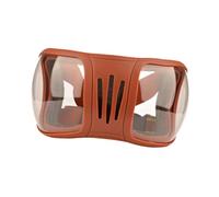 Aymzbd Gafas para Equitación Anteojos para Caballo Protección Cintillo Flexible Estructura Ergonómica Adecuado para Adiestramiento Montar en Campo, Marrón Y Claro