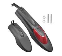 Aymzbd Guardabarros Bicicleta Set Guardabarros para Niños Universales Parafangos Delantero Trasero Protección Total Material PVC Flexible con Luz Adecuado, 16inch to 18inch