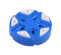 Aymzbd Hockey Ball Rueda Hockey Bola Patín Puck Entrenamiento Material PP PVC Adecuado para Entrenamiento Partidos y Regalo, Azul