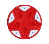 Aymzbd Hockey Ball Rueda Hockey Bola Patín Puck Entrenamiento Material PP PVC Adecuado para Entrenamiento Partidos y Regalo, Rojo