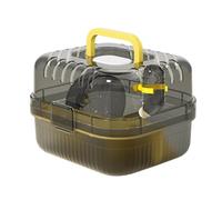 Aymzbd Jaula para hámster, hábitat Adecuado para Animales pequeños, Estuche de Transporte versátil, Amarillo