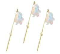 Aymzbd Juguetes con Plumas para Gatos, Varita Cazadora, Teaser para Gatos de 38cm, Varita para Mejorar El Coeficiente de, Palo para Gat, Cactus Amarillo