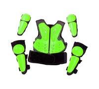 Aymzbd Kids Motocross Protectores Traje Completo de Infantil Protector Corporal para Pecho Espalda Rodillas Y Material de Espuma PP Co