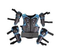 Aymzbd Kids Motocross Protectores Traje Completo de Infantil Protector Corporal para Pecho Espalda Rodillas Y Material de Espuma PP Co