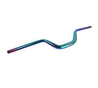 Aymzbd Manillar de Bicicleta Montaña Extra Largo Barra Aluminio Guía Central Reglaje Adecuado para Ciclismo Montaña BMX Downhill