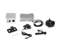 Aymzbd Máquina Enrolladora de Caña de Pescar Equipo Eléctrico para Reparar Y Construir Automático de Resina Herramienta Liviana Portátil PP Ade, Pedal de Control de pie