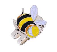 Aymzbd Marcador de Bola de Golf Único Incluye Clip para Gorra Fijación Sólida Material Aleación Fácil de Llevar Adecuado para Regalo Y Decorar Gorras, Pequeña Abeja