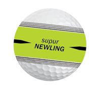 Aymzbd Pelota de Golf Práctica Entrenamiento Distancia Prolongada Estable Material Caucho Adecuada para Entrenamiento en Campo Exterior, Verde