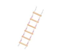 Aymzbd Percha para Jaula de Pájaros, Soporte de Madera para Columpio para Pájaros, Jaula para Loros, Columpio Colgante para Pájaros de Tamaño Pequeño, Violeta Estilo B