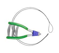 Aymzbd Pinza Juego de Pinzas de Encordado Herramientas de Fijación Línea de Extensión para Raquetas de Bádminton Fabricada en Aleación de ALU, Verde