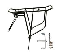 Aymzbd Porta Equipaje Trasero para Bicicleta Soporte Trasero Estante Portaequipajes y Portaequipaje Metálico Resistente y Fácil de Instalar Adecuado para, Agujero